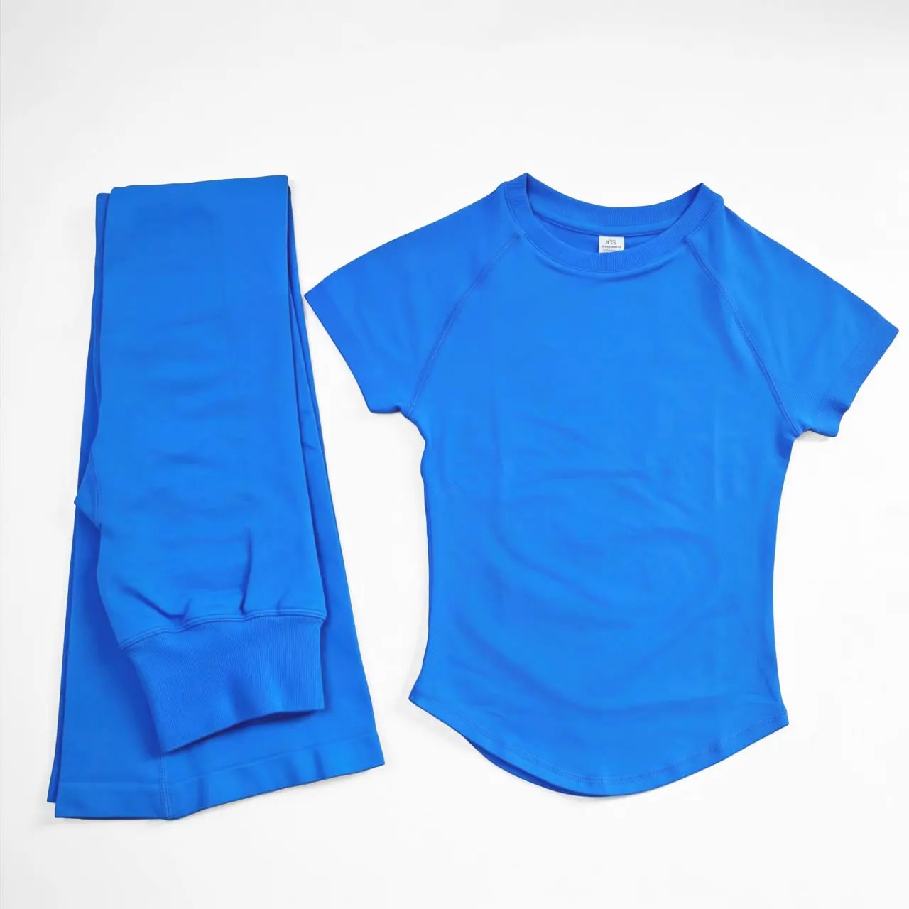 Yoga Fitness Pants - Impact Short Sleeve Top And Impact