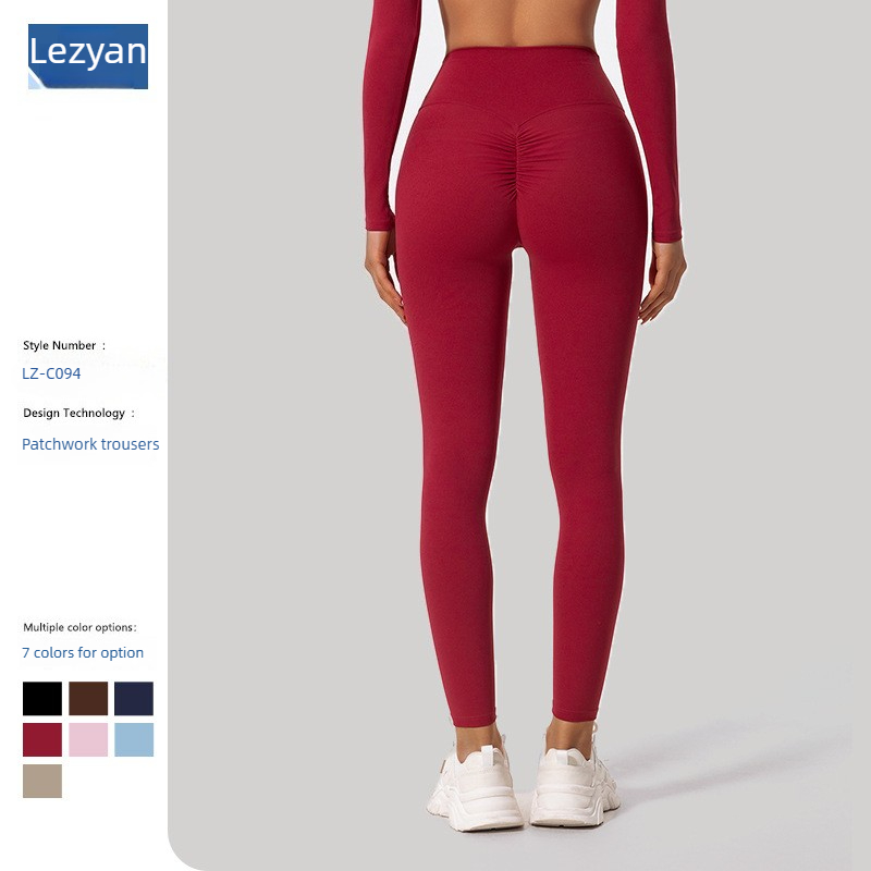 Yoga Fitness Leggings - Lezyan Grind Breathable Quick Drying Belly
