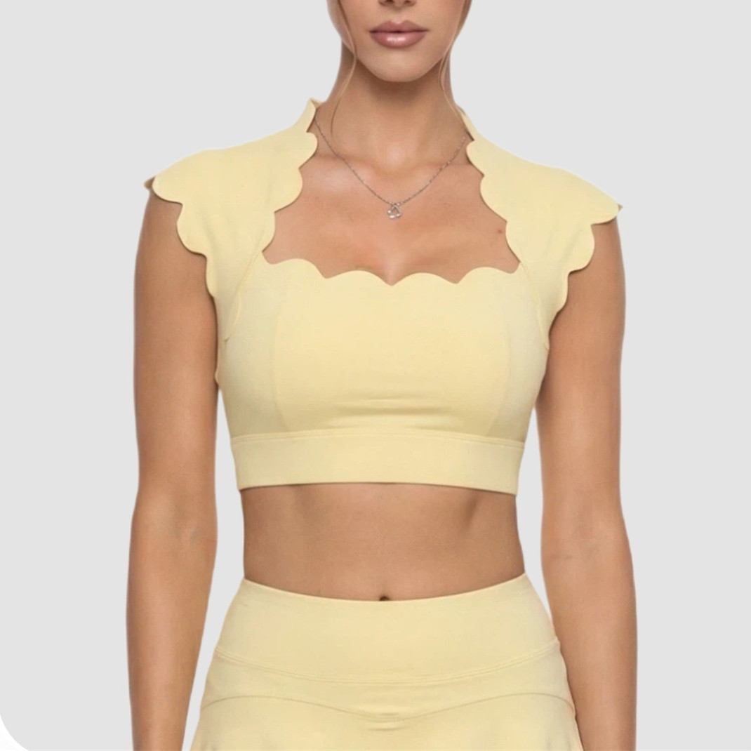 Yoga Fitness Tapis - Pad Wavy Women Sports Vest Yoga