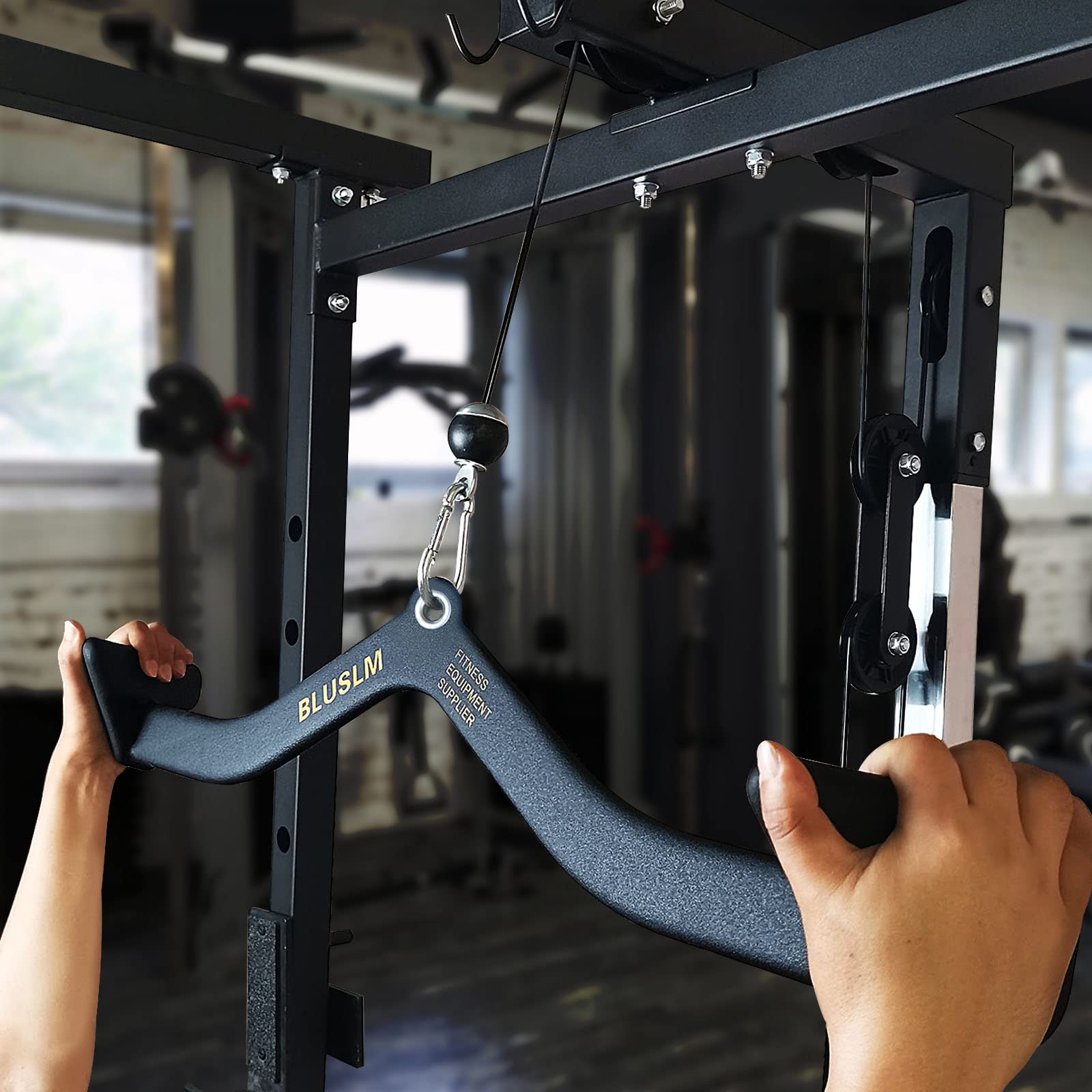Home Gym Fitness Lat Pull Down - Lat Pulldown Bar ulasan dan harga