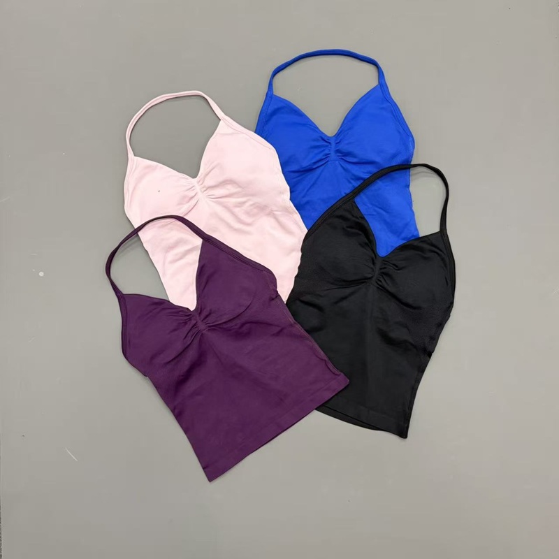 Gym Women Sports Tank Top Seam - Yoga Fitness Tapis ulasan dan harga
