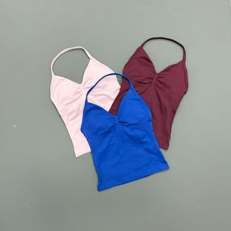 Gym Women Sports Tank Top Seam - Yoga Fitness Tapis ulasan dan harga