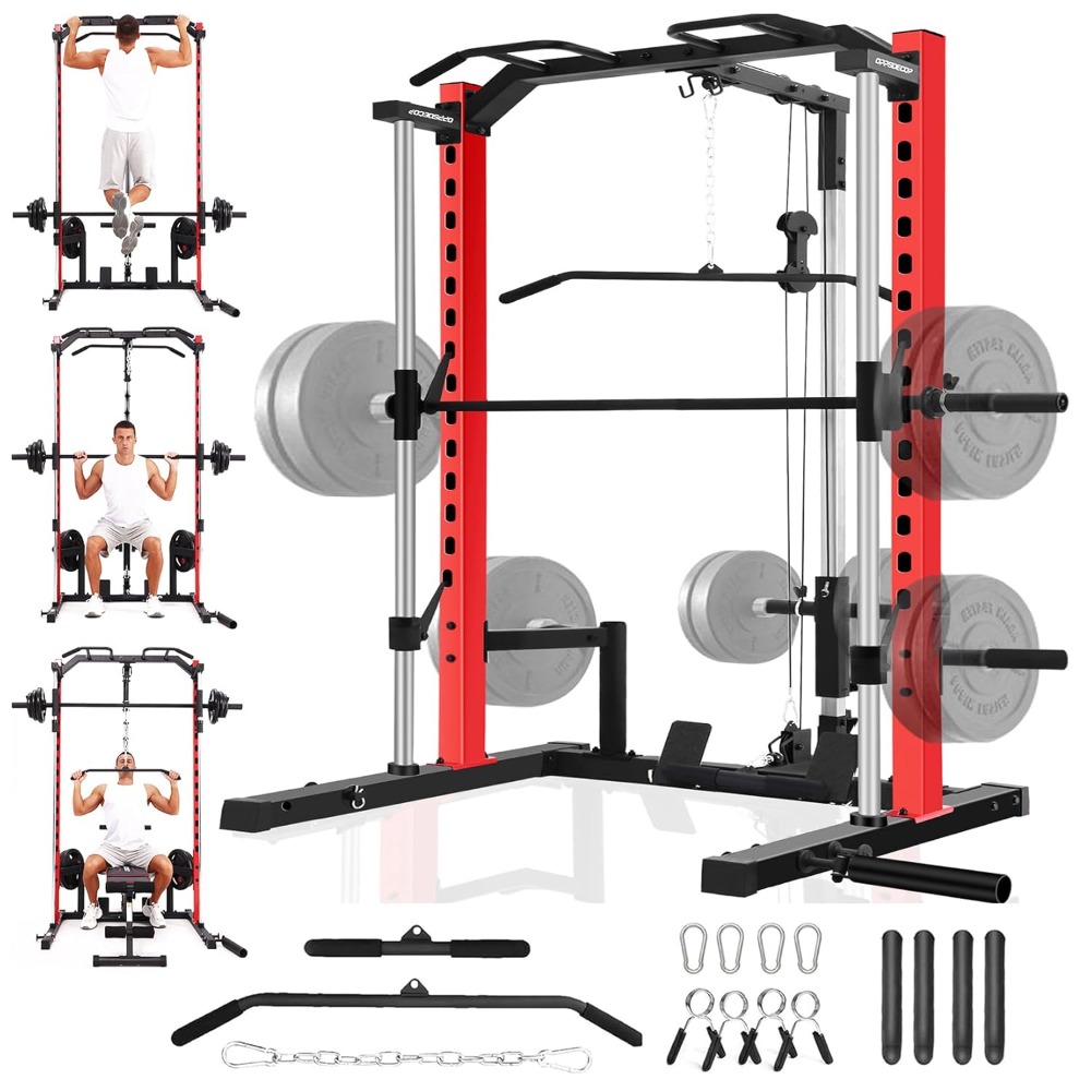 All-in-One Smith Machine Power - Lat Pulldown Bar ulasan dan harga
