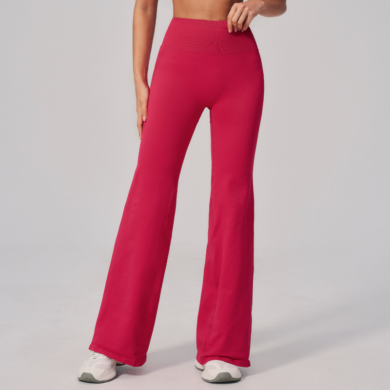 Yoga Pants High Waist Wide Leg - Yoga Fitness Leggings ulasan dan harga