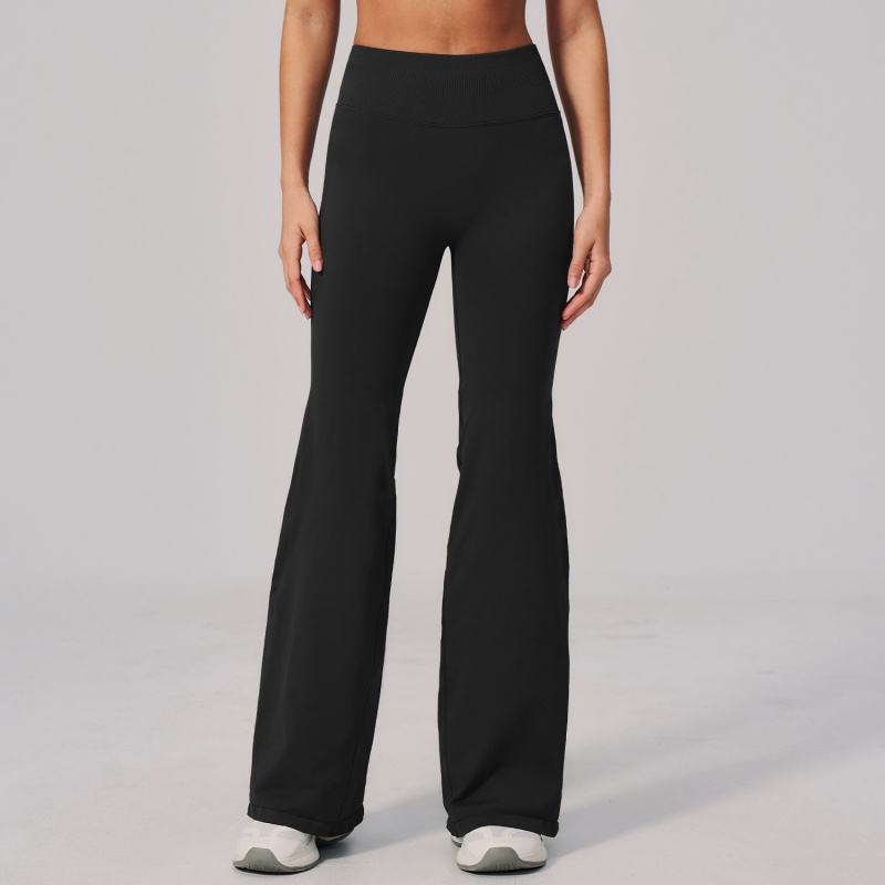 Yoga Pants High Waist Wide Leg - Yoga Fitness Leggings ulasan dan harga