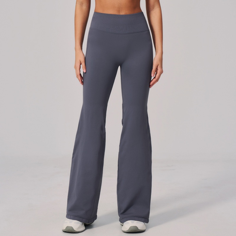 Yoga Pants High Waist Wide Leg - Yoga Fitness Leggings ulasan dan harga
