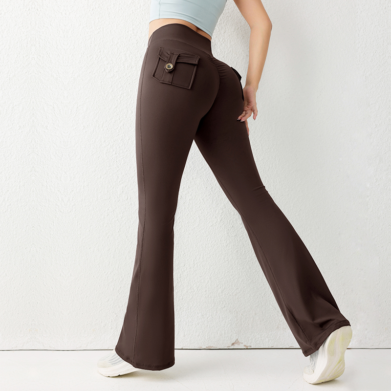 Solid Color Butt Lifting Gym F - Yoga Fitness Leggings ulasan dan harga