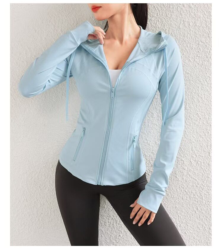 Women's Long-Sleeved Yoga Jack - Yoga Fitness Hoodie ulasan dan harga