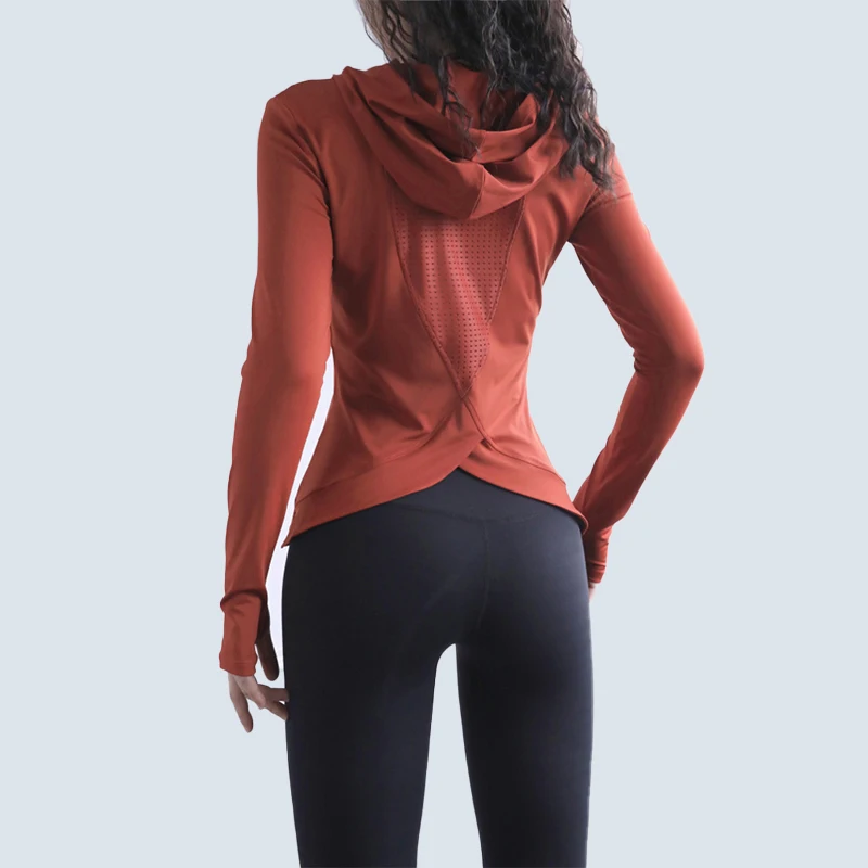 Yoga Hoodie Long Sleeve Women  - Yoga Fitness Hoodie ulasan dan harga