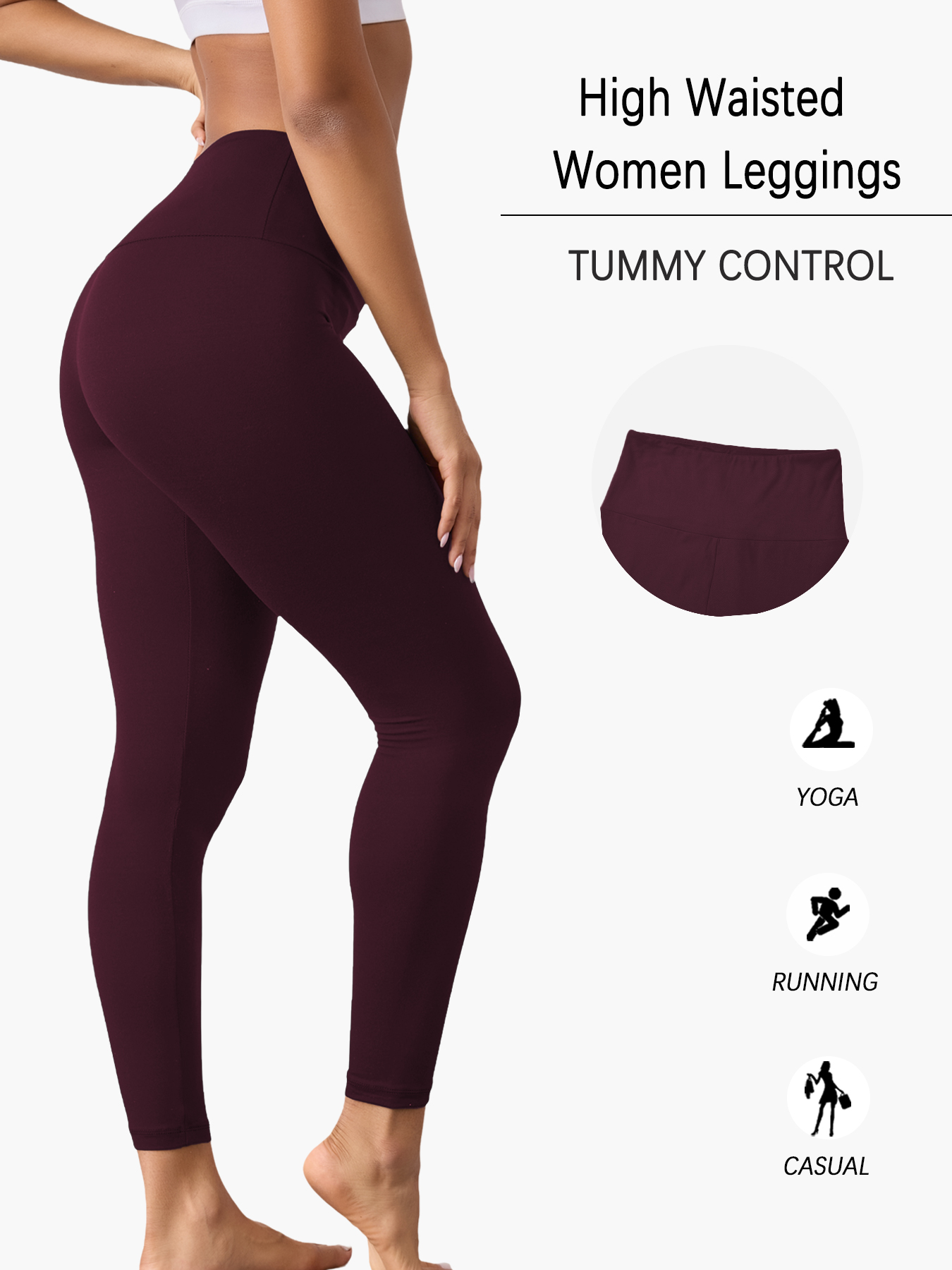 Plus Size Women's Super Soft L - Yoga Fitness Leggings ulasan dan harga