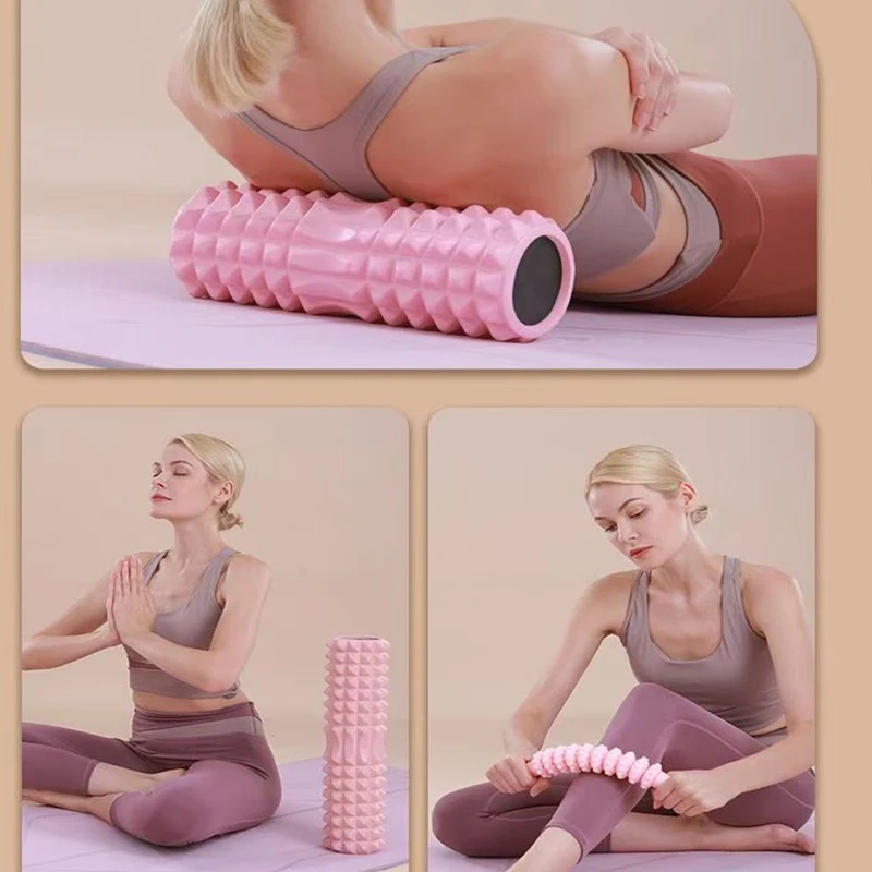 Hollow Foam Roller 45cm With Y - Yoga Fitness Roller ulasan dan harga