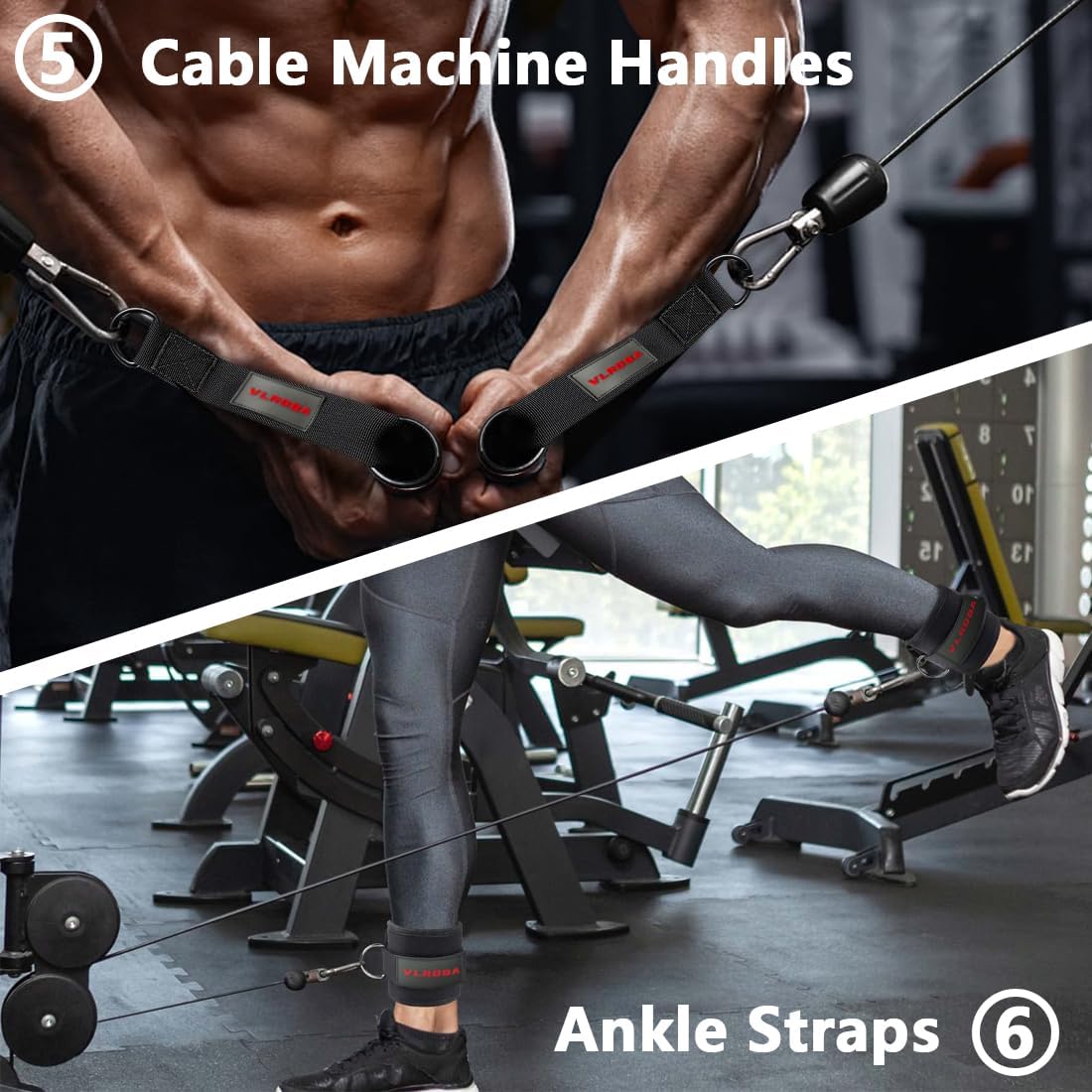 Home Gym Cable Attachments Set - Lat Pulldown Bar ulasan dan harga