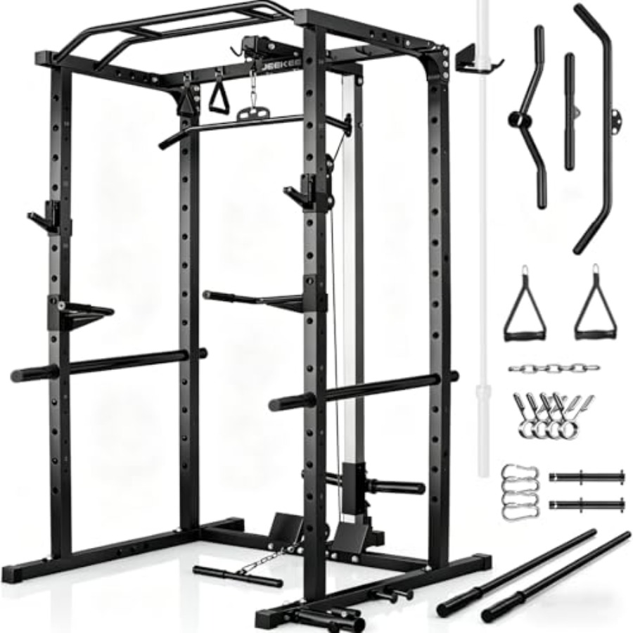 Home gym power rack with LAT p - Lat Pulldown Bar ulasan dan harga