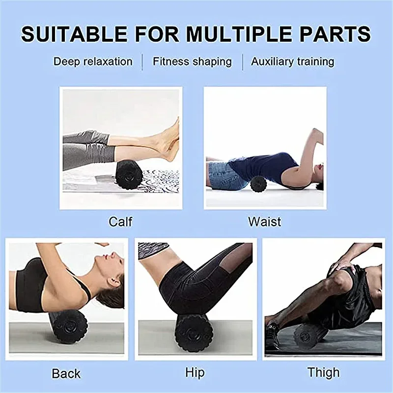 4-Speed Vibrating Electric Yog - Yoga Fitness Roller ulasan dan harga