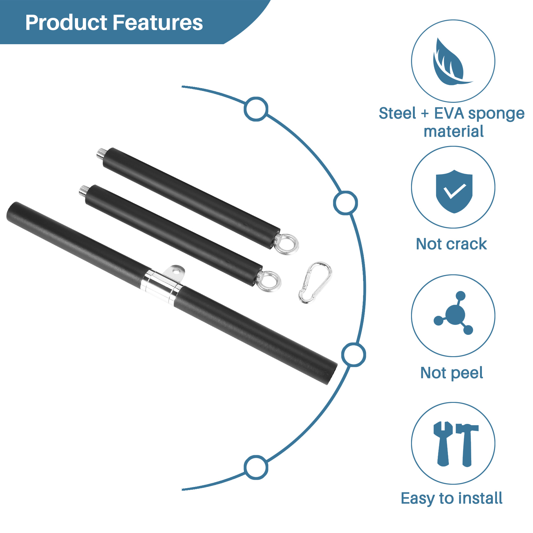 didyou Multifunction Adjustabl - Lat Pulldown Bar ulasan dan harga