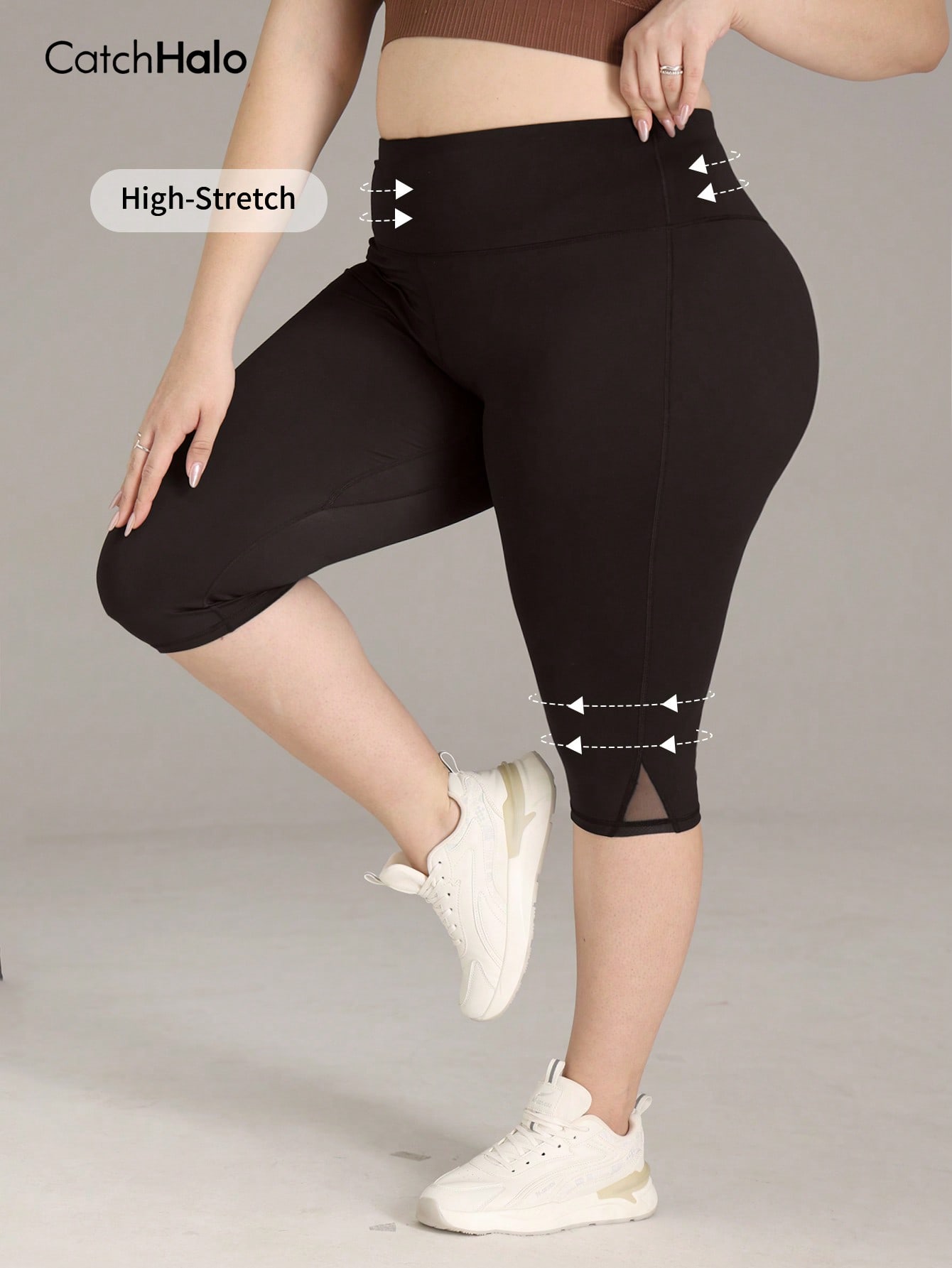 Plus Size Gym Leggings Women M - Yoga Fitness Leggings ulasan dan harga