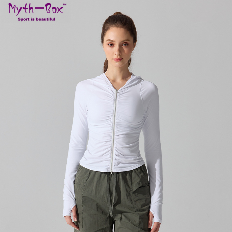 Autumn Women Yoga Jackets Thin - Yoga Fitness Hoodie ulasan dan harga