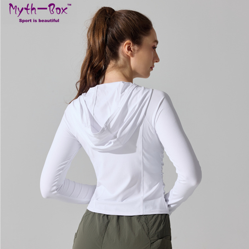 Autumn Women Yoga Jackets Thin - Yoga Fitness Hoodie ulasan dan harga