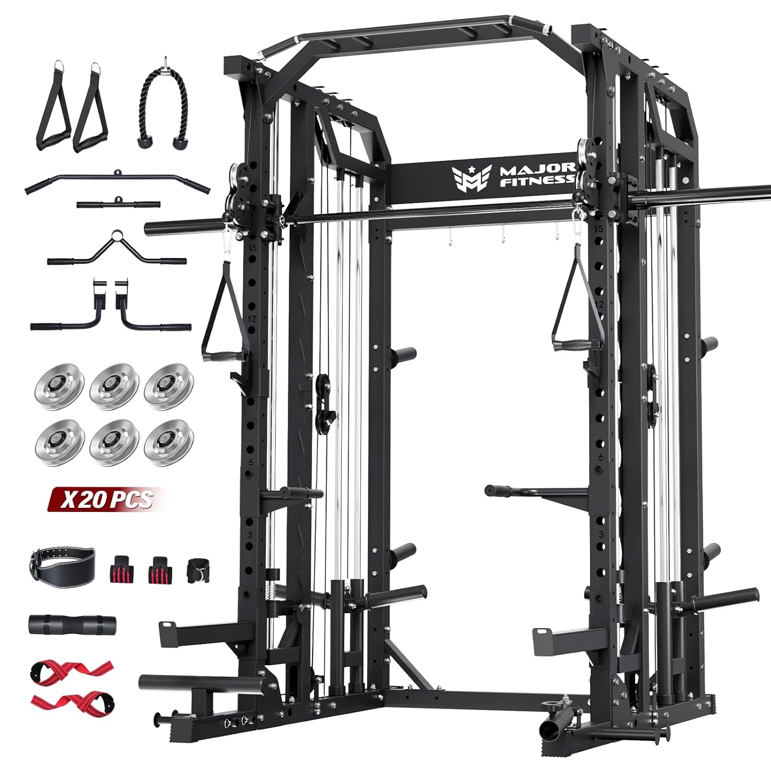 Smith Machine Home Gym Squat R - Lat Pulldown Bar ulasan dan harga