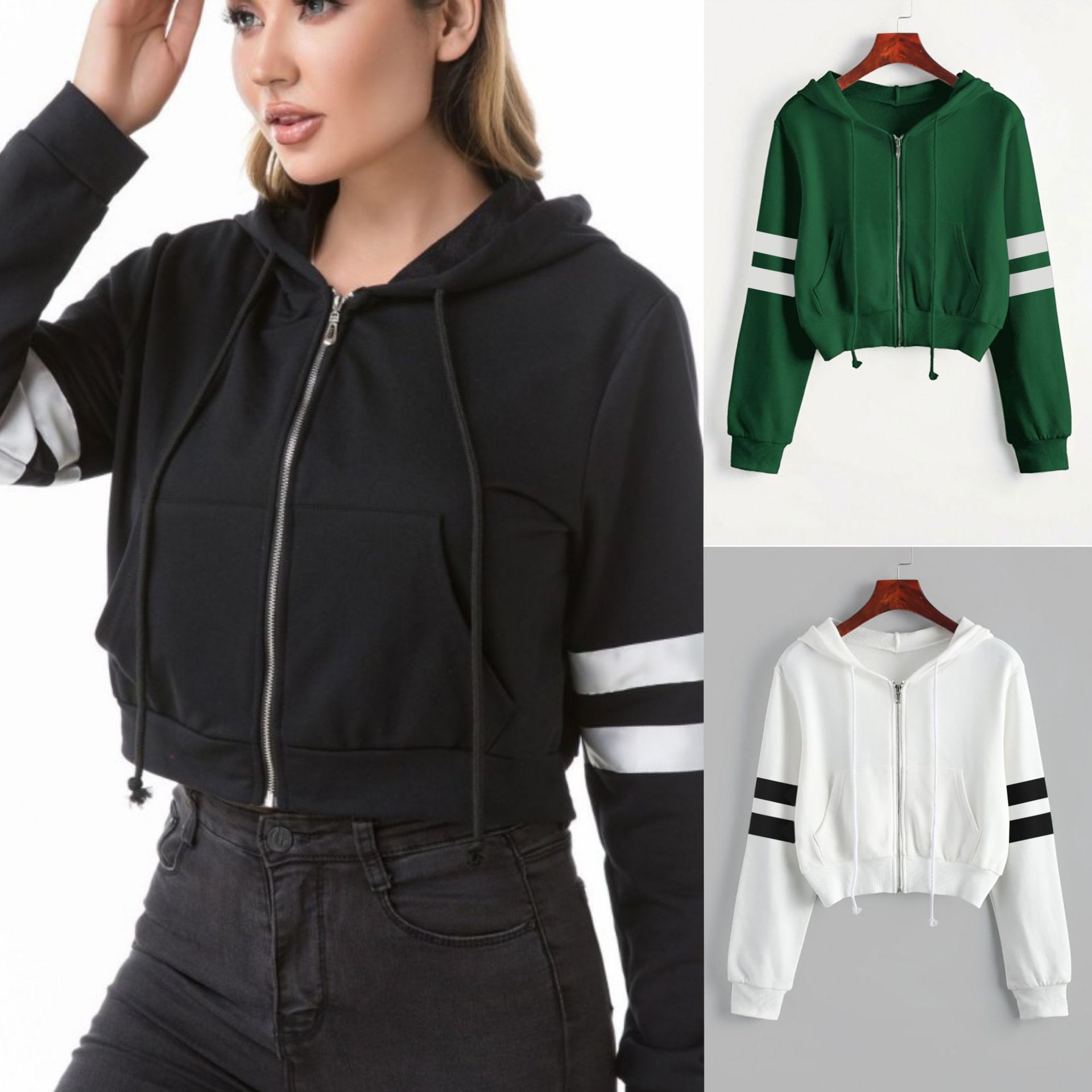 Women Sport Jacket Zipper Yoga - Yoga Fitness Hoodie ulasan dan harga