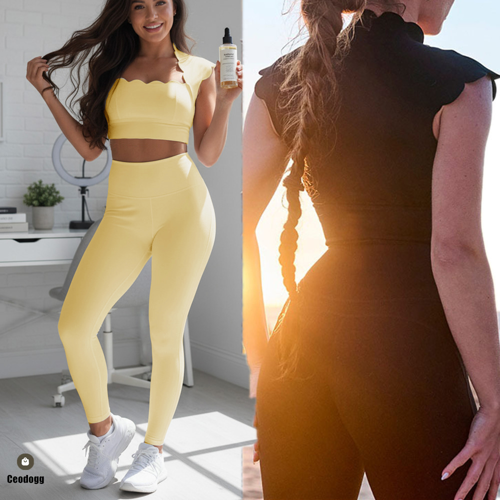 Pad Wavy Women Sports Vest Yog - Yoga Fitness Tapis ulasan dan harga