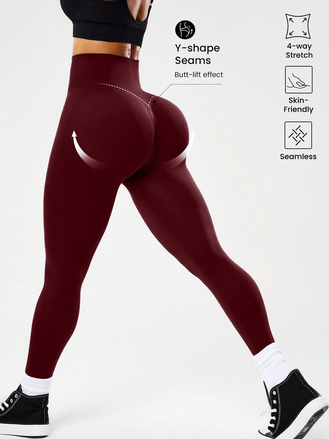 High-waisted seamless yoga leg - Yoga Fitness Leggings ulasan dan harga