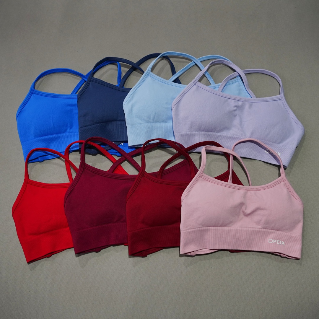 DFDK Ribbed Seamless Cross Bac - Yoga Fitness Tapis ulasan dan harga