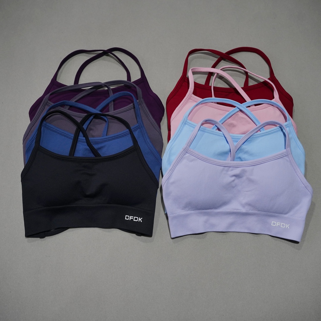 DFDK Ribbed Seamless Cross Bac - Yoga Fitness Tapis ulasan dan harga