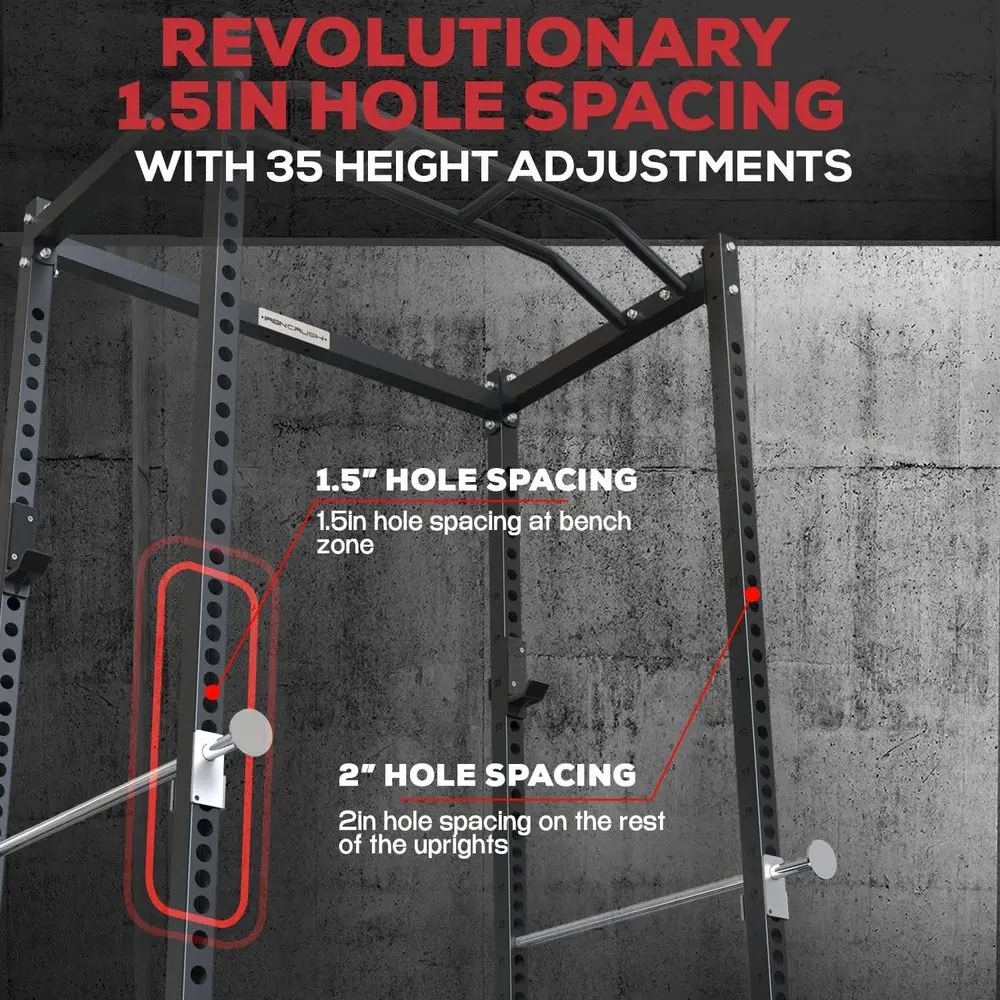 Multi-Function Squat Rack with - Lat Pulldown Bar ulasan dan harga